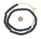 The Bead Chest® African Recycled Glass Beads, 9mm - Full Strand Eco-Friendly Fair Trade Sea Glass Beads from Ghana Handmade Ethnic Round Spherical Tribal Boho Krobo Spacer Beads